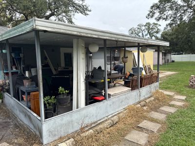 Completed room addition covered space